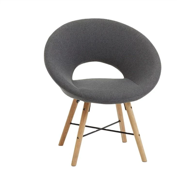 Jauna stila kafijas krēsls Ergonomisks grezns atpūtas krēsls