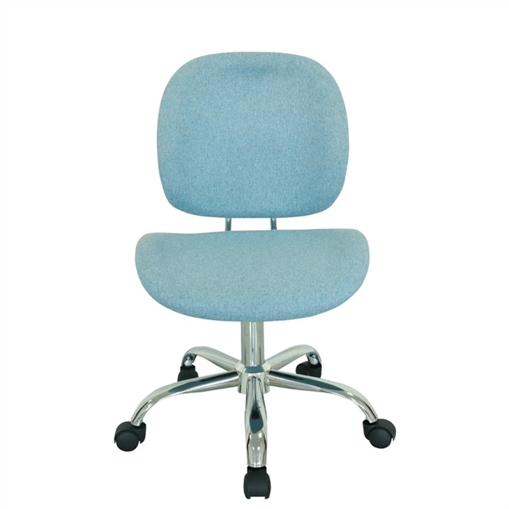 Ergonomiska dizaina augstumā regulējams zils biroja krēsls