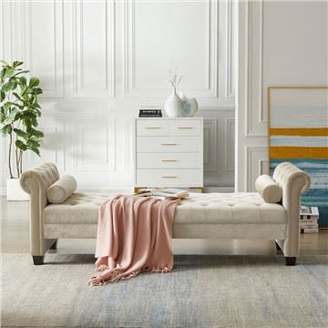 Sols Velvet Rolled Arm dīvāngulta