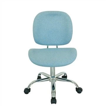 Ergonomiska dizaina augstumā regulējams zils biroja krēsls